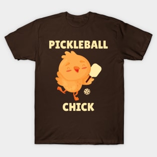 Pickleball Chick - Cute Chick T-Shirt